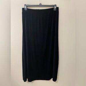 Bentley velvet skirt womens size xl black whimsigoth romantic witchy maxi